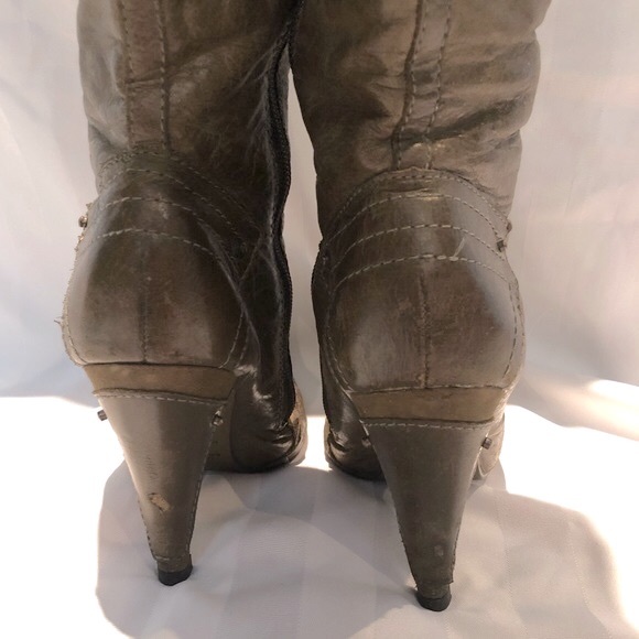 Le Chateau Leather Over the Knee Boots - Picture 9 of 15